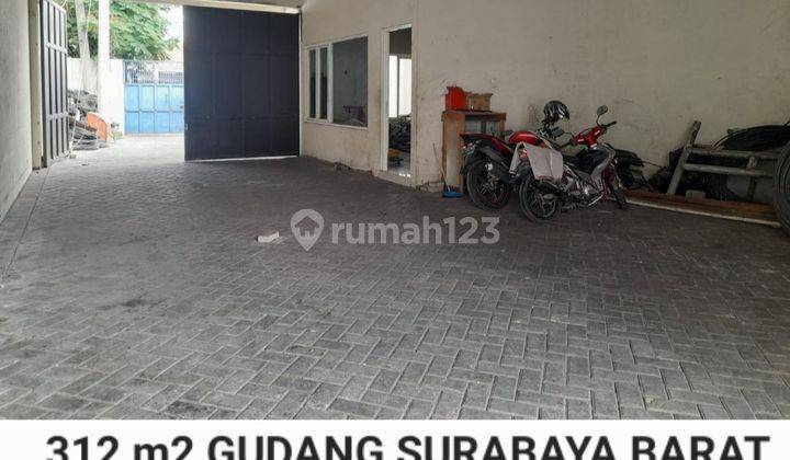 Dijual 312 m2 Gudang Surabaya Barat di Jl. Pesapen area Balas Klumprik- Kebraon - Raya Bangkingan dekat Raya Mastrip ,Akses TOL Gunungsari