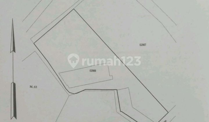 For Sale. 1406 M2 Land Plot Raya Songgokerto - Batu City East Java Strategic Location Near Villas, Hotels, Songgoriti Resort, Tirta Nirwana Songgoriti Baths