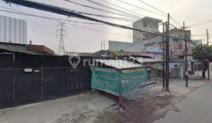 Murah Rp. 12 Jt-an /m2 Dijual 1224 M2 Tanah + Bangunan Nol Jalan Raya Wiyung Dekat Showroom Wuling Komersial Area Cocok Buat Segala Usaha