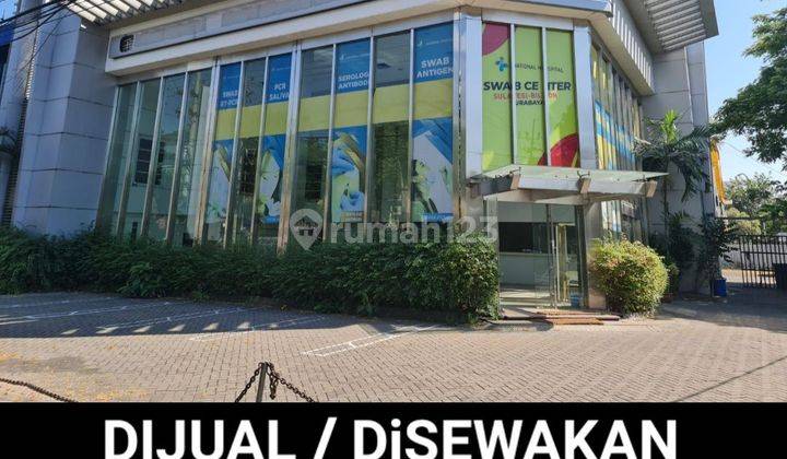 Dijual / Disewakan 1602 m2 Gedung Surabaya Pusat di Jalan Sulawesi - Kec.Gubeng - NOL JALAN RAYA - Parkiran MOBIL LUAS 1