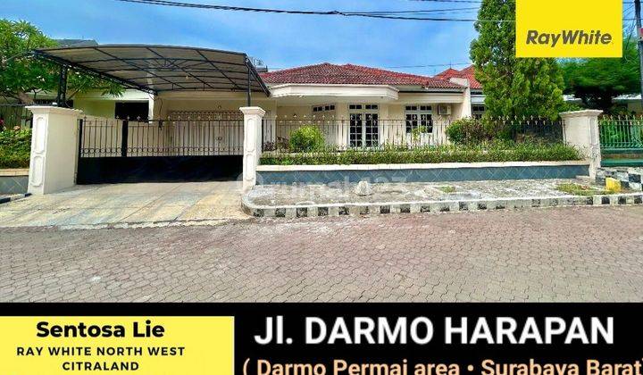 Murah Luas Dijual Rumah Darmo Harapan - Darmo Permai Area Dekat Hokky Buah , Pasar Modern Puncak Permai 1