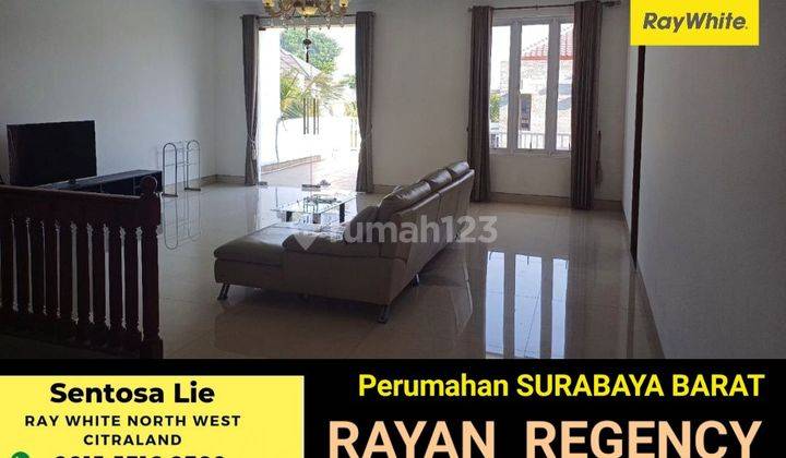 Dijual Rumah Rayan Regency Wiyung  - Luas 316 M2 - Spesial 2 Akses Jalan  Graha Family, Dian Istana Wiyung Surabaya 1