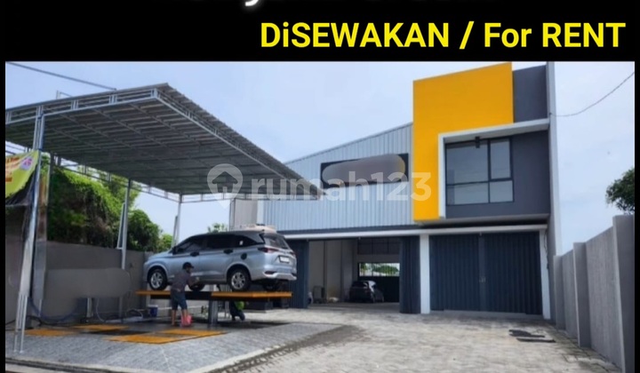 Disewakan Ex Bengkel Raya Domas Menganti Gresik Dekat Citraland, Pakuwon Mall Surabaya Barat