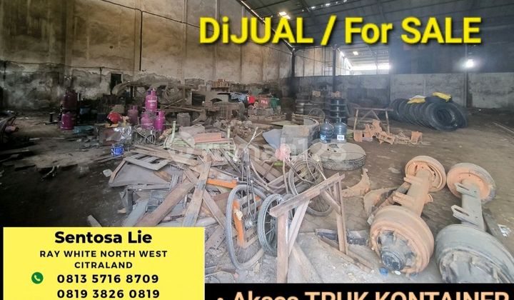 Dijual 1 Hektar Gudang Raya Margomulyo Surabaya - Strategis Lokasi Bagus - Akses Kontainer