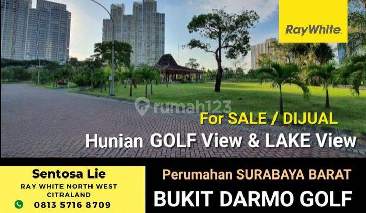 Murah Rp.35 Jt/M2 Hunian Bukit Darmo Golf - Cluster Peninsula Blok D - Golf View + Lake View 1