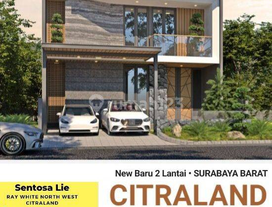 Rumah Baru Citraland Surabaya Barat - Woodland - Waterfront - Eastwood  BONUS SEMI Furniture Modern NEW 1