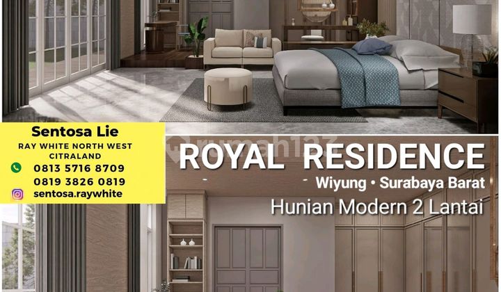 Dijual Rumah Baru Royal Residence Raya Luar Cluster Bonus Semi Furnished Dekat Citraland, Pakuwon Indah , Graha Family