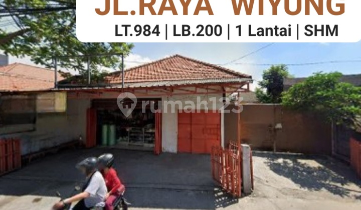 Dijual 984 M2 Tanah Bangunan Komersial Jalan Raya Wiyung - Nol Jalan Raya Surabaya Barat Dekat Taman Pondok Indah, Akses Tol Gunungsari - Surat SHM Dijual 984 M2 Tanah Bangunan Komersial Jalan Raya Wiyung - Nol Jalan Raya Surabaya Barat Dekat Taman Pondok Indah, Akses Tol Gunungsari - Surat SHM