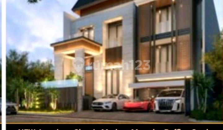 Rumah Baru Citraland Raffles Garden New American Classic Premium Desain Smart Home, Grohe Sanitary, Row Jalan Spesial Lebar 15 Meter
