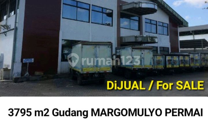 Dijual 3795 M2 Gudang Margomulyo Permai Surabaya- Akses Truk Kontainer Dekat Kalianak,Greges, Tandes, Akses Tol -Kantor 2 Lantai - Parkiran Luas - Surat SHM - Bebas Banjir