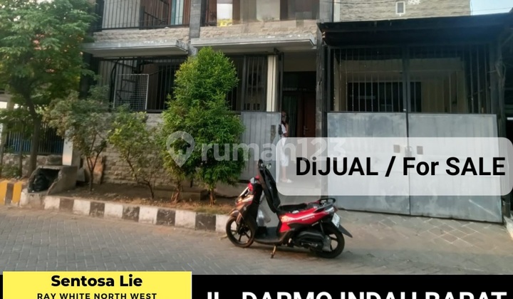 Dijual Rumah Darmo Indah Barat - Area Darmo Permai Surabaya Barat Dekat Kantor Imigrasi, Sekolah Karitas Tandes