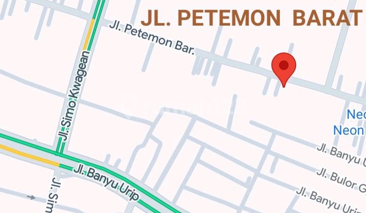 Dijual 600 M2 Hitung Tanah Jalan Petemon Barat Dekat Banyuurip, Arjuno, Kupang Krajan - Surat SHM,