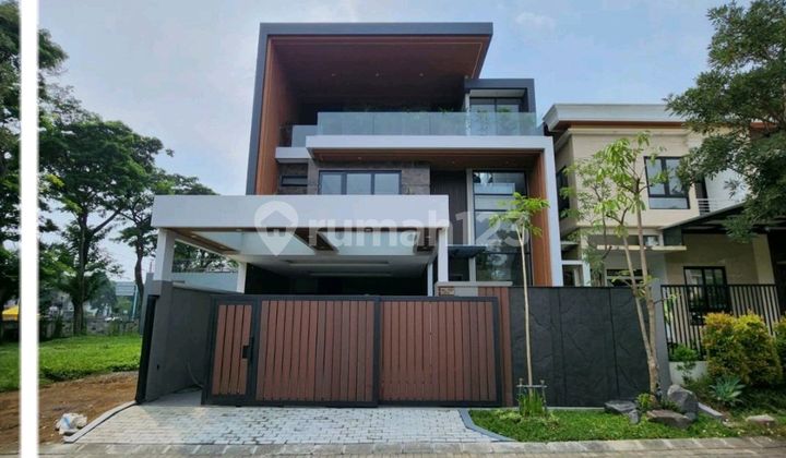 7 Milyar-An Private Lift Rumah Baru Citraland Woodland Surabaya New Smart Home - Bonus Furniture Dekat Ciputra Hospital, Uc, Pasar Modern Citraland