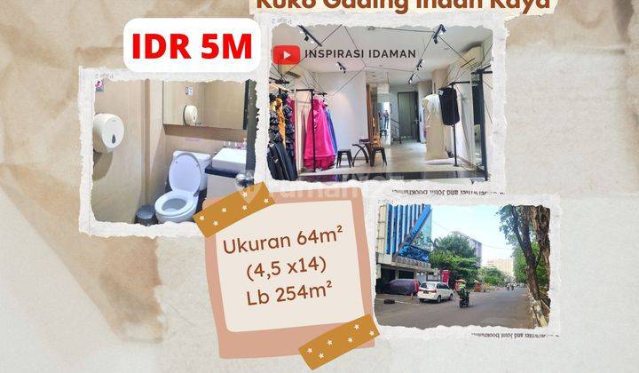 Ruko Gading Indah Raya Kelapa Gading Jakarta Utara 1