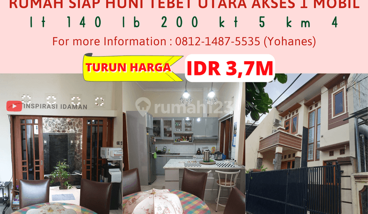 Rumah Minimalis Tebet Utara 2 Lantai 1