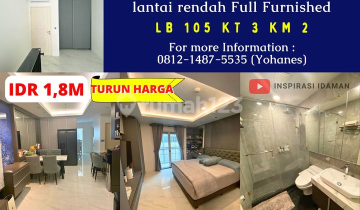 Gading Resort Moi 3Br 105M² Lantai 2 Full Furnished Gading Resort Moi 3Br 105M² Lantai 2 Full Furnished