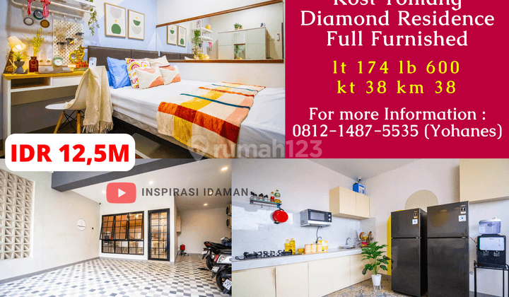 Kost Tomang Diamond Residence 38kamar Full Furnished 1