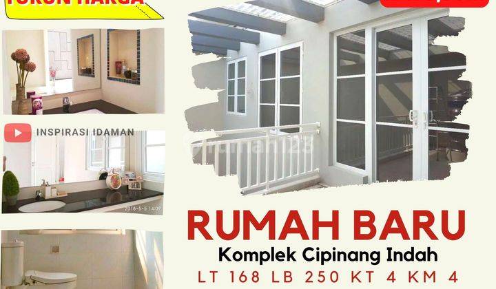 Jual Cepat Rumah Baru Komplek Cipinang Indah Jakarta Timur 1