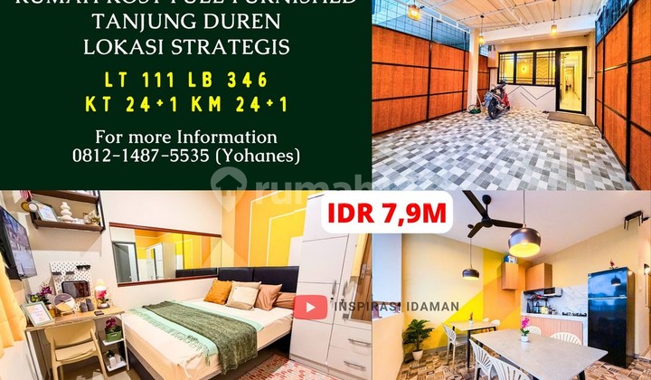 Rumah Kost Full Furnished Tanjung Duren Lokasi Strategis Rumah Kost Full Furnished Tanjung Duren Lokasi Strategis