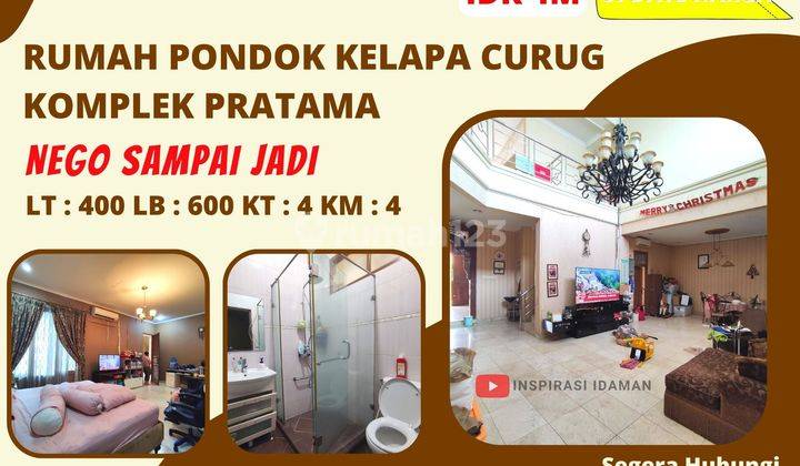 Rumah Pondok Kelapa Curug Komplek Pratama Dekat Kalimalang 1