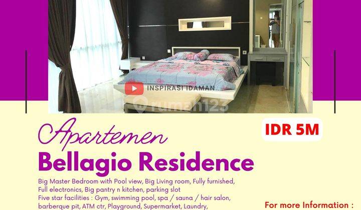 Apartemen Bellagio Residence Full Furnished di Setiabudi 1