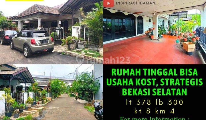 Jual Cepat Rumah Privat Lingkungan Tenang Lokasi Strategis Bisa Dijadiin Usaha Kost Bekasi Selatan 1