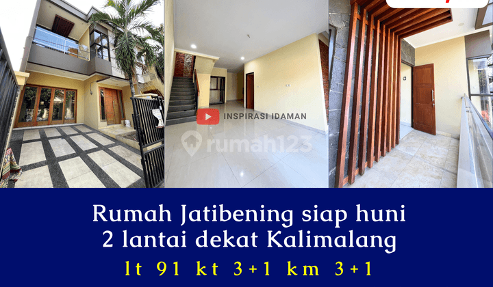 Rumah Jatibening Luas 91mtr Siap Huni 2 Lantai Dekat Kalimalang 1