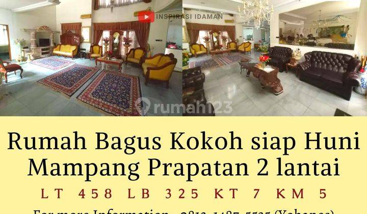 Rumah Bagus Kokoh Siap Huni Mampang Prapatan 2 Lantai 1