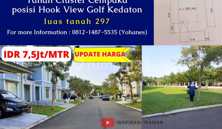 Cempaka Cluster land, Hook View Golf Kedaton position. Cempaka Cluster land, Hook View Golf Kedaton position.