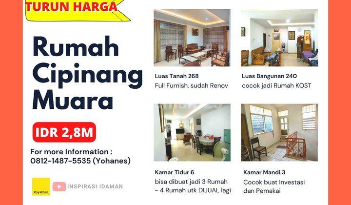 Rumah Cipinang Muara Sdh Renov Sangat Strategis Untuk Kos2an 1