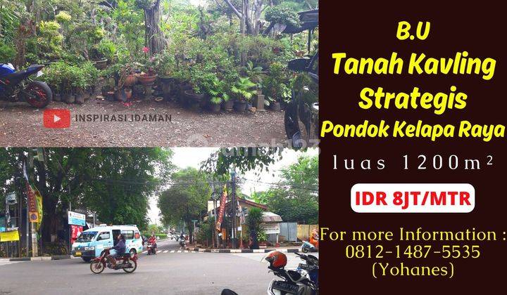 Tanah Kavling Strategis Pondok Kelapa Raya Jakarta Timur 1