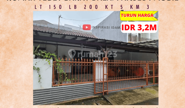 Rumah Strategis Komplek Tebet One Gate Security Garasi 2 Mobil 1