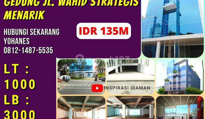 Jual Cepat Gedung Perkantoran Menteng Wahid Hasyim Strategis Menarik 1