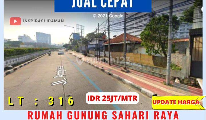 Rumah Tua Area Gunung Sahari Jakpus Zona Komersial 1