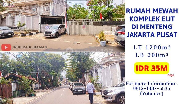 Rumah Mewah Komplek Elit di Menteng Jakarta Pusat 1