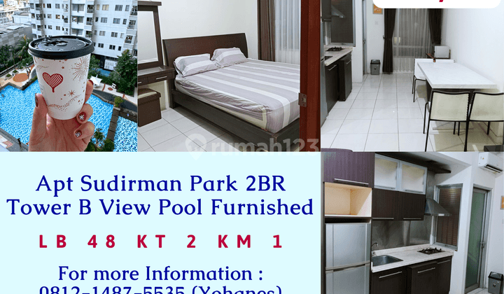 Apt Sudirman Park 2BR Tower B View Pool Furnished 1