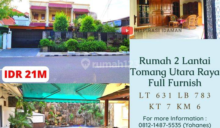 Rumah 2 Lantai Tomang Utara Raya Full Furnish 1