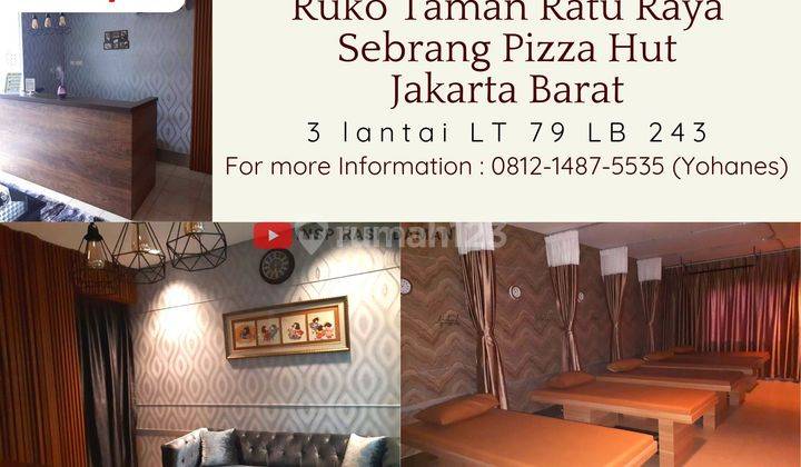 Ruko Taman Ratu Raya Sebrang Pizza Hut Jakarta Barat 1