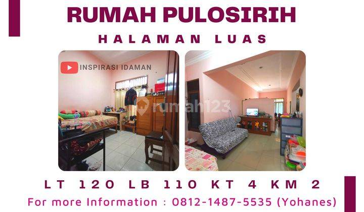 Rumah Asri Pulosirih Bekasi Jalan Lebar 2 Mobil Lokasi Strategis 1