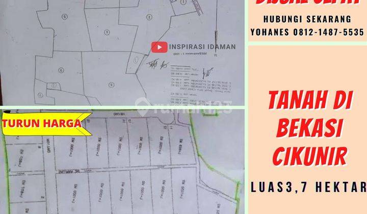 Tanah Bekasi Cikunir 3.7 Hektar 1