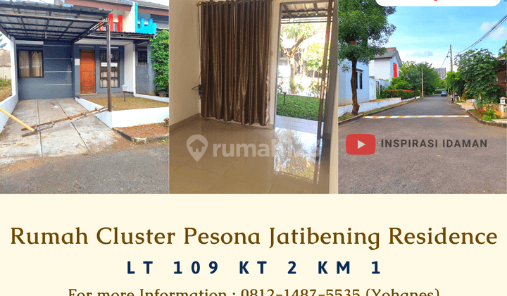 Rumah Cluster Pesona Jatibening Residence 2KT Lt 109 1