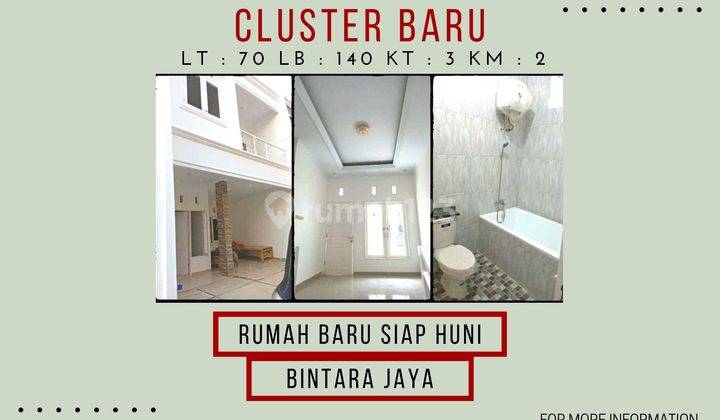 Rumah Baru Siap Huni Bintara Jaya Cluster Baru 1