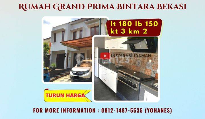 Jual Cepat Rumah Grand Prima Bintara Bekasi Lokasi Strategis 1