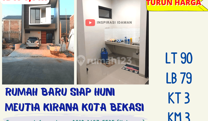 Rumah Baru Meutia Kirana Bekasi siap huni 1