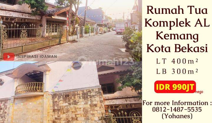 Rumah Tua Komplek AL Kemang Kota Bekasi 1