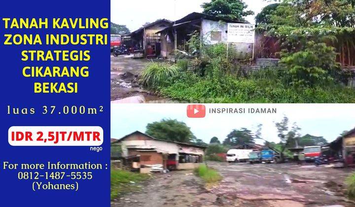 Jual Cepat Tanah Kavling Zona Industri Strategis Cikarang Bekasi 1