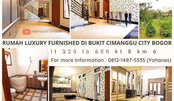 Rumah Luxury Furnished di Bkt Cimangu City Bogor 1