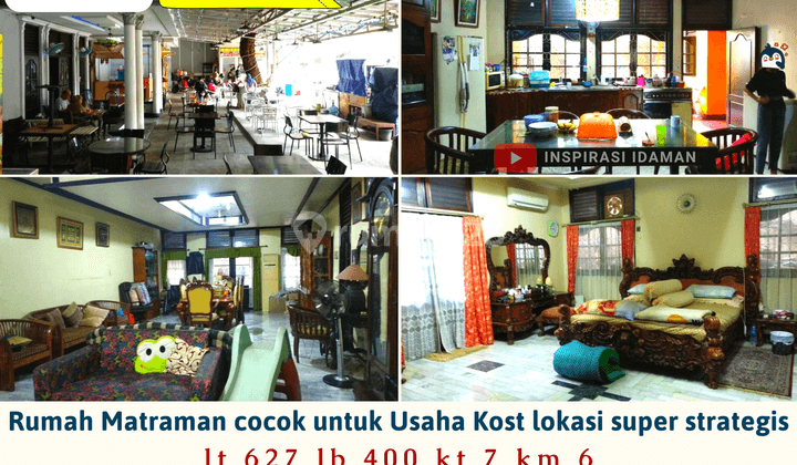 Jual Cepat Rumah Matraman Cocok Untuk Usaha Kost Lokasi Super Strategis 1