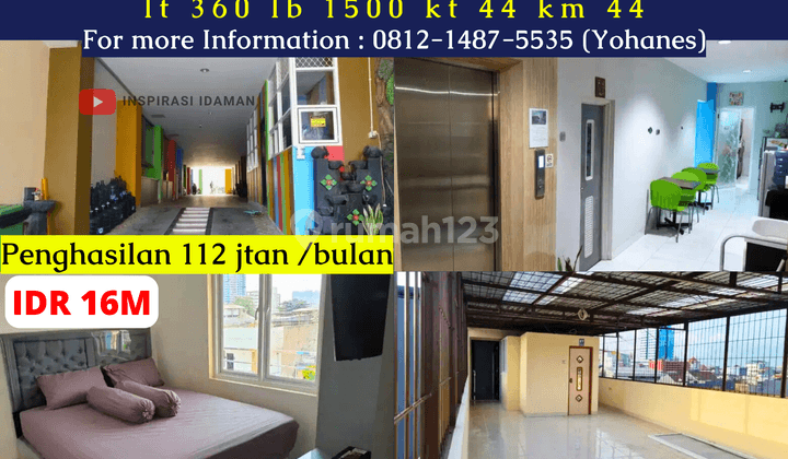 Kost Rasa Hotel 5 Lantai 44 Kt Ada Lift Full Isi 1