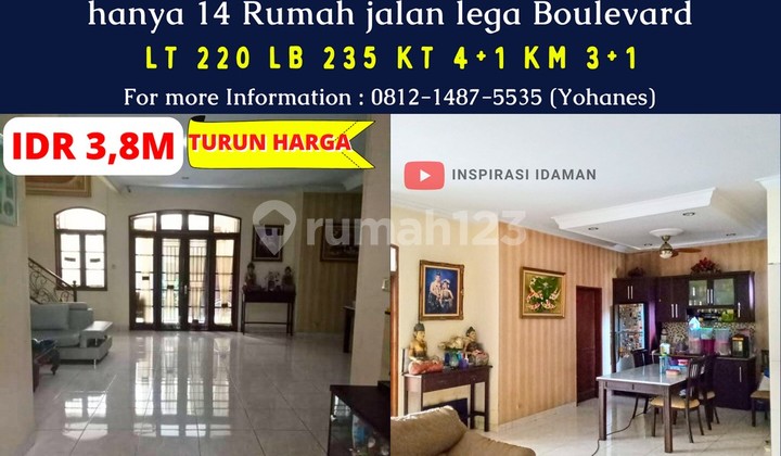 Cluster Jatiwaringin 220Mtr Akses Jalan Raya Hanya 14 Rumah Jalan Lega Boulevard